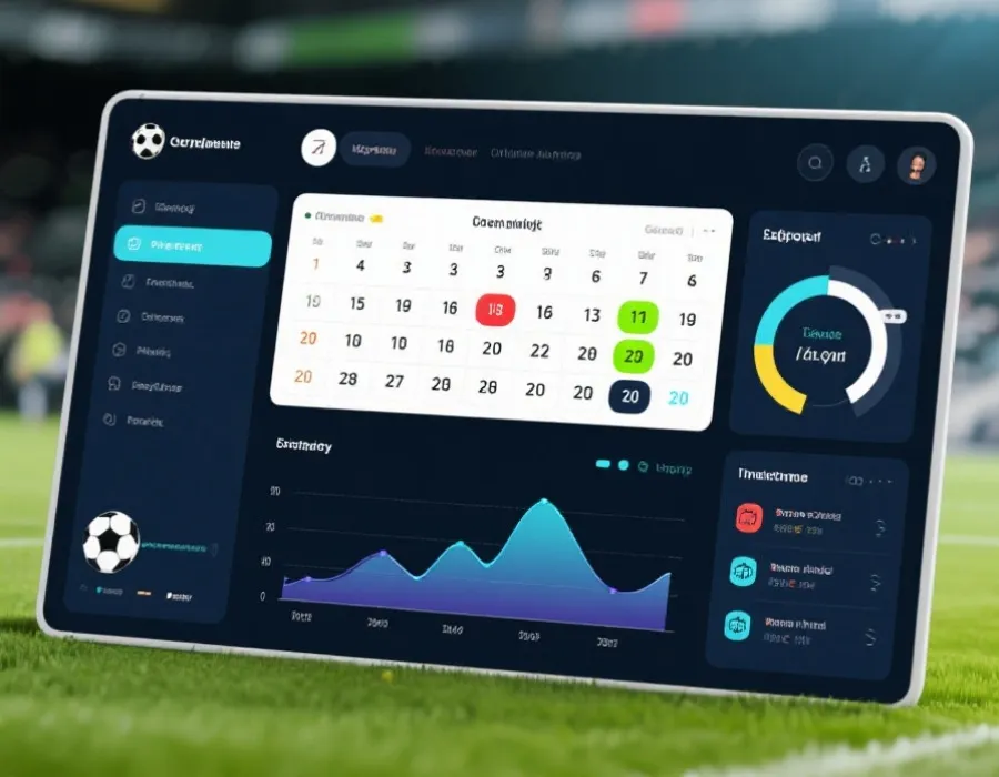 賽程與比分資料面板示意