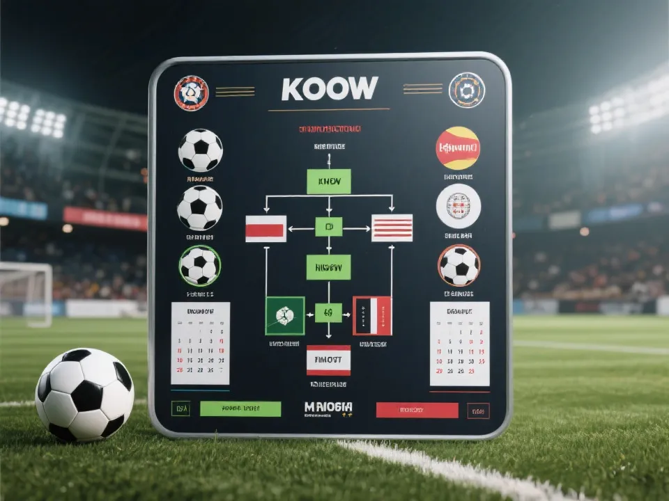 世界盃賽程與淘汰賽路線示意圖